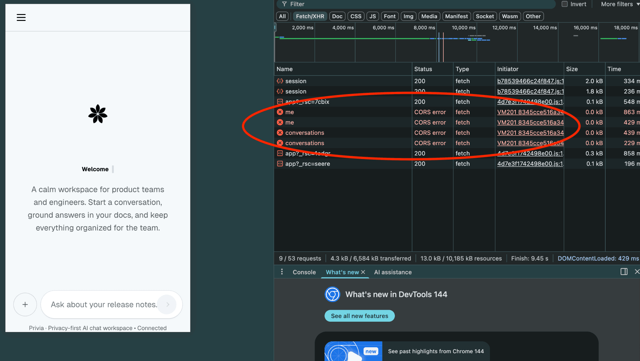 Production CORS Debugging