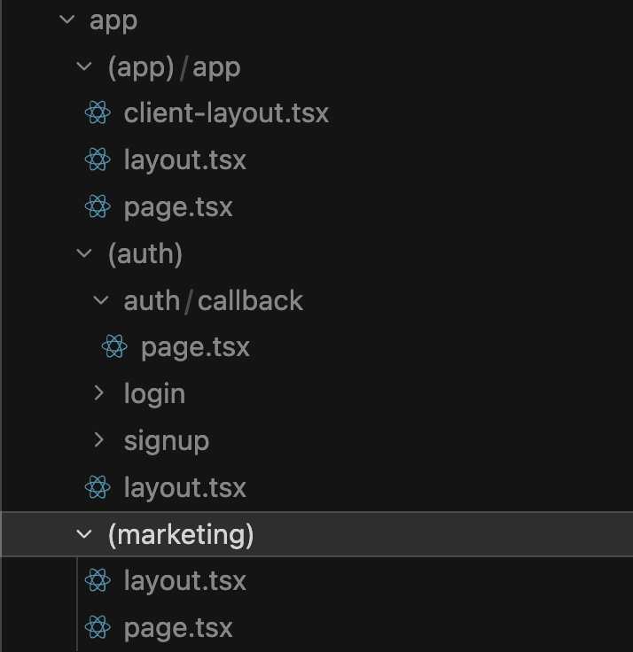 Next.js Route Groups